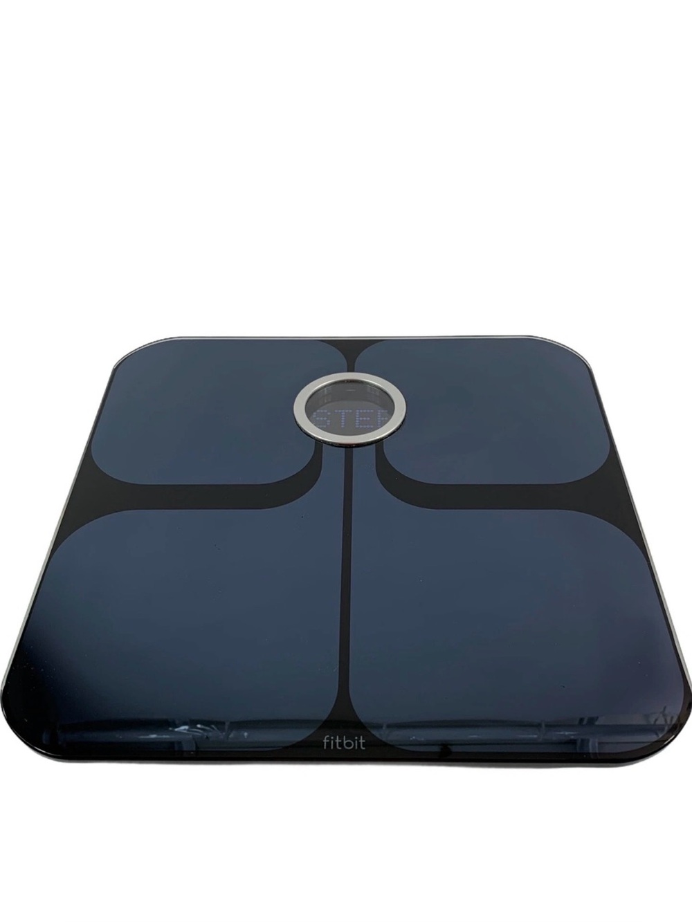 Fitbit Aria WiFi Smart Scale FB201B Black Glass Body Fat BMI Scale TESTED